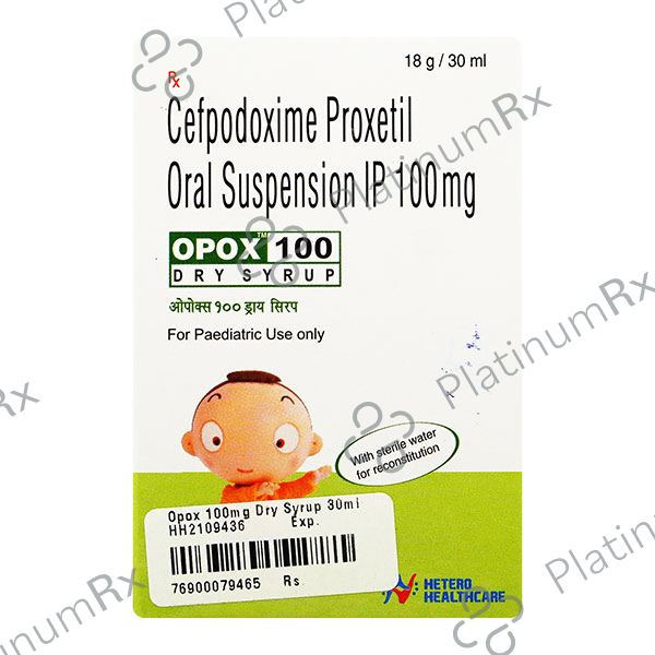 Opox 100mg Dry Syrup 30ml
