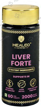 Healeo Nutrition Liver Forte 2000mg Veg Tablet