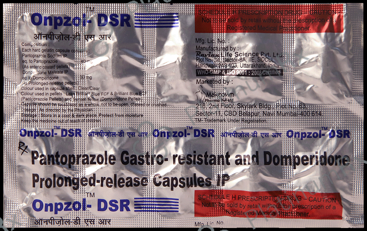 Onpzol D 30mg/40mg Capsule SR