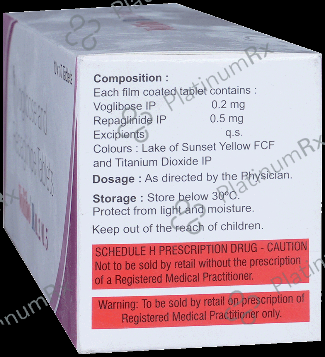 Volibo R 0.5/0.2mg Tablet 10s