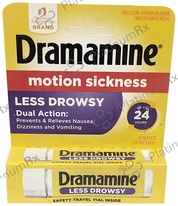 Dramamine Less Drowsy Motion Sickness Tablet