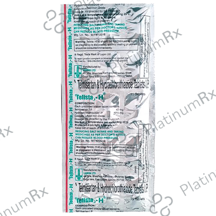 Telista H 12.5/40mg Tablet 15s