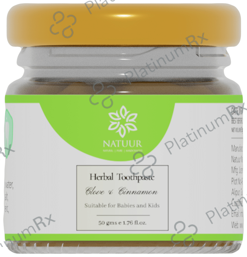 Natuur Herbal Toothpaste for Babies & Kids Cinnamon & Fenugreek