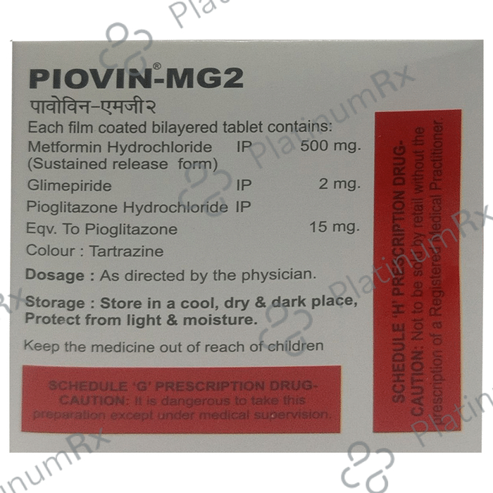 Piovin-MG 2 Tablet SR