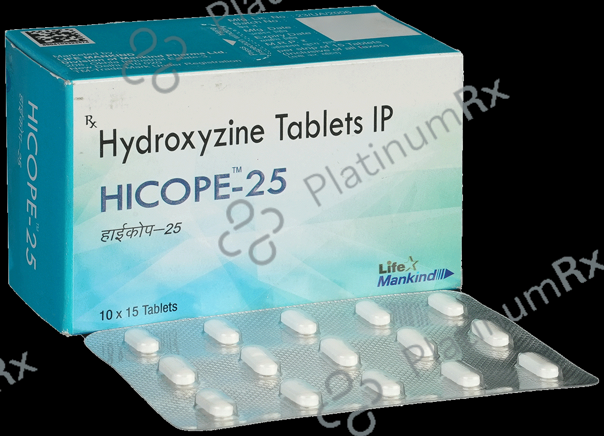 Hicope 25mg Tablet 15s