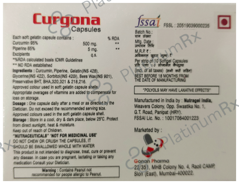 Curgona Soft Gelatin Capsule
