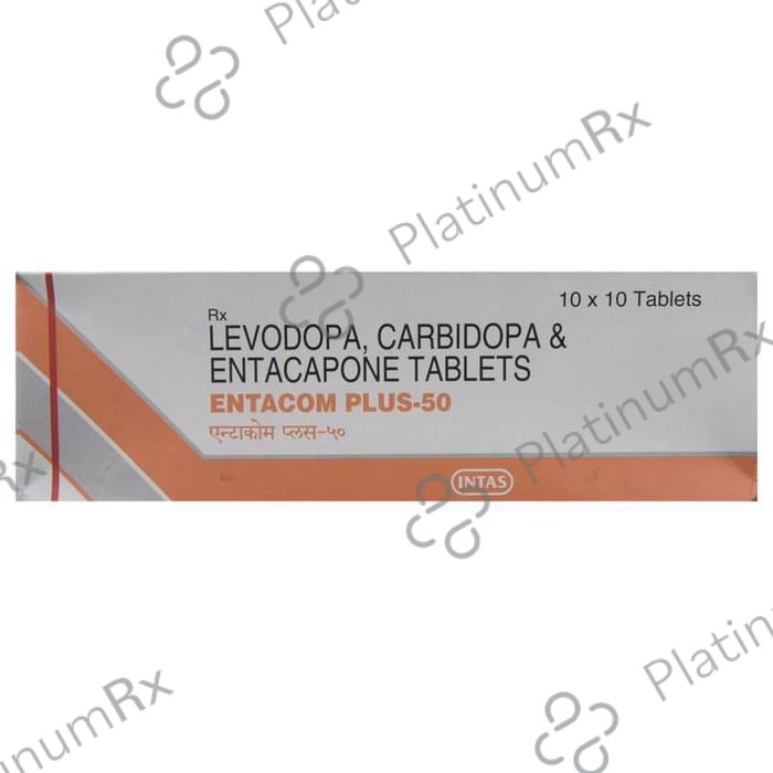 Entacom Plus 50 12.5/200/50mg Tablet 10s