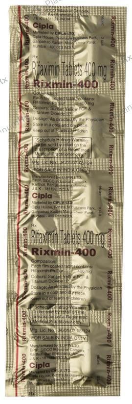 Rixmin 400mg Tablet 10s