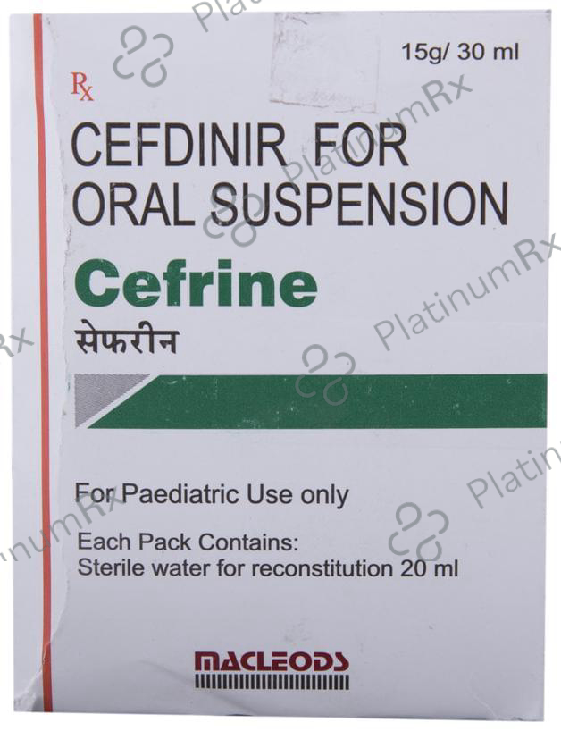 Cefrine 125mg Oral Suspension 30ml