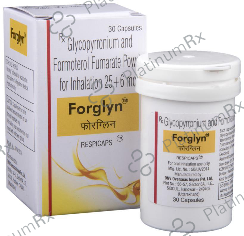 Forglyn 6/25mcg Respicap 30s
