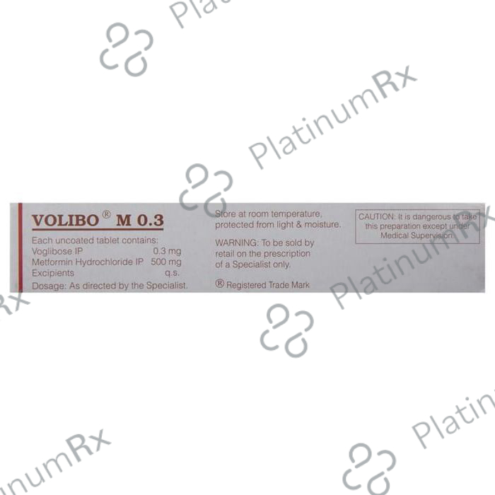 Volibo M 0.3/500mg Tablet 10s