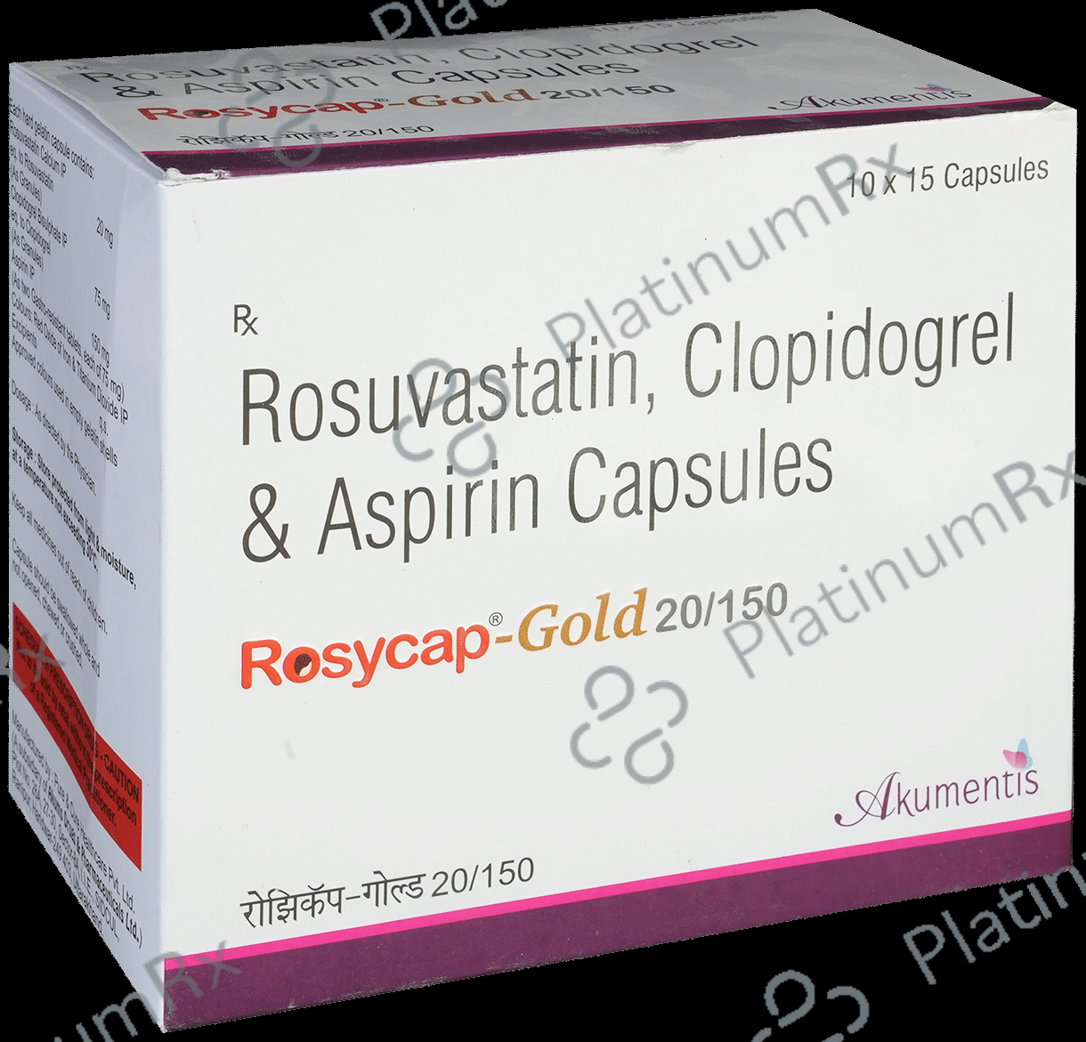 Rosycap Gold 20/150 Capsule 15s