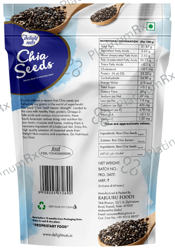 Delight Nuts Chia Seeds