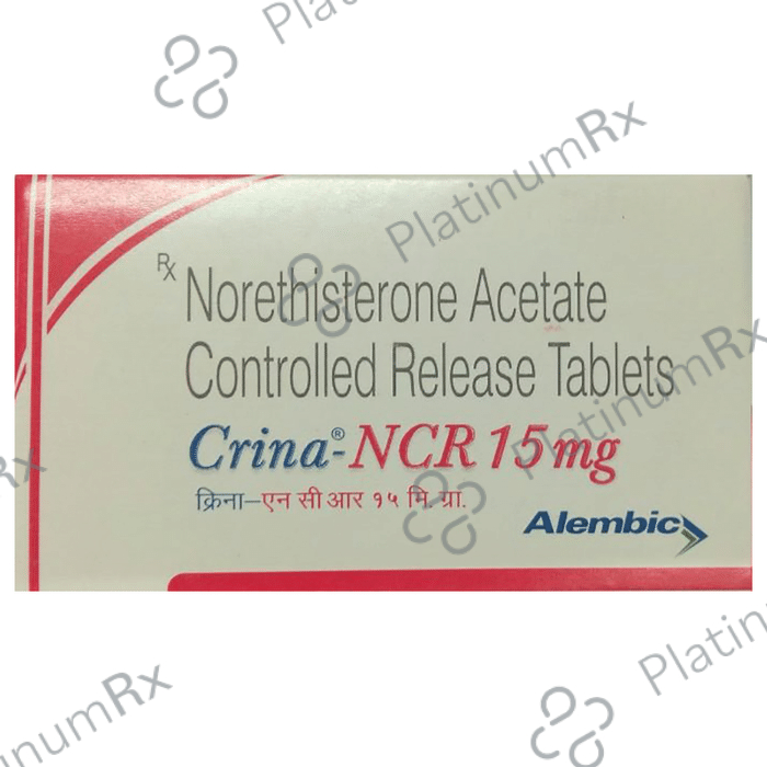 Crina Ncr 15mg Tablet 5s