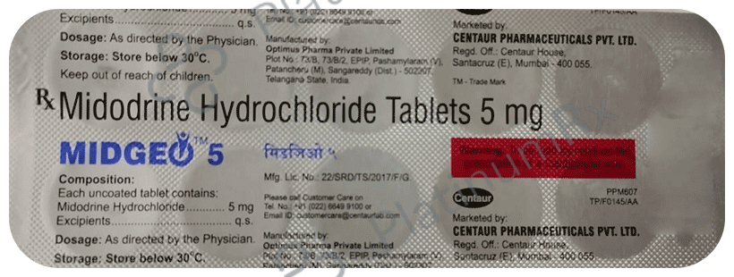 Midgeo 5mg Tablet 10s
