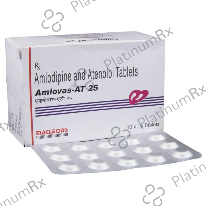 Amlovas AT 5/25mg Tablet 15s