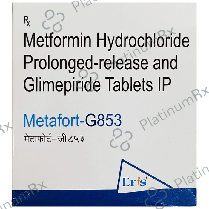 Metafort G 3/850mg Tablet PR 10s