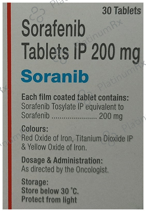 Soranib 200mg Tablet 30s