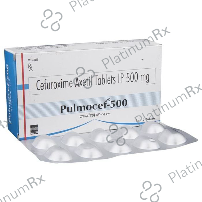 Pulmocef 500mg Tablet 10s