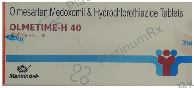 Olmetime H 12.5/40mg Tablet 10s