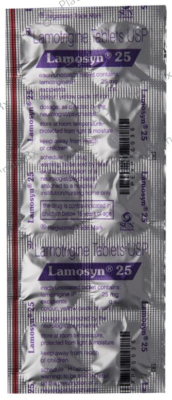 Lamosyn 25mg Tablet 10s