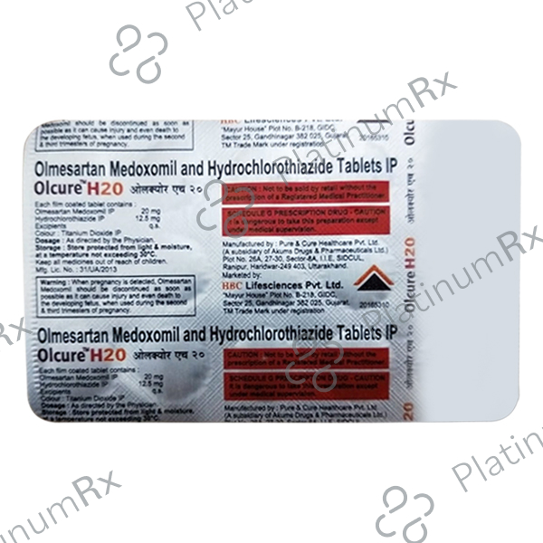 Olcure H 12.5/20mg Tablet 15s