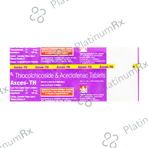 Axces TH 60/4mg Tablet 10s