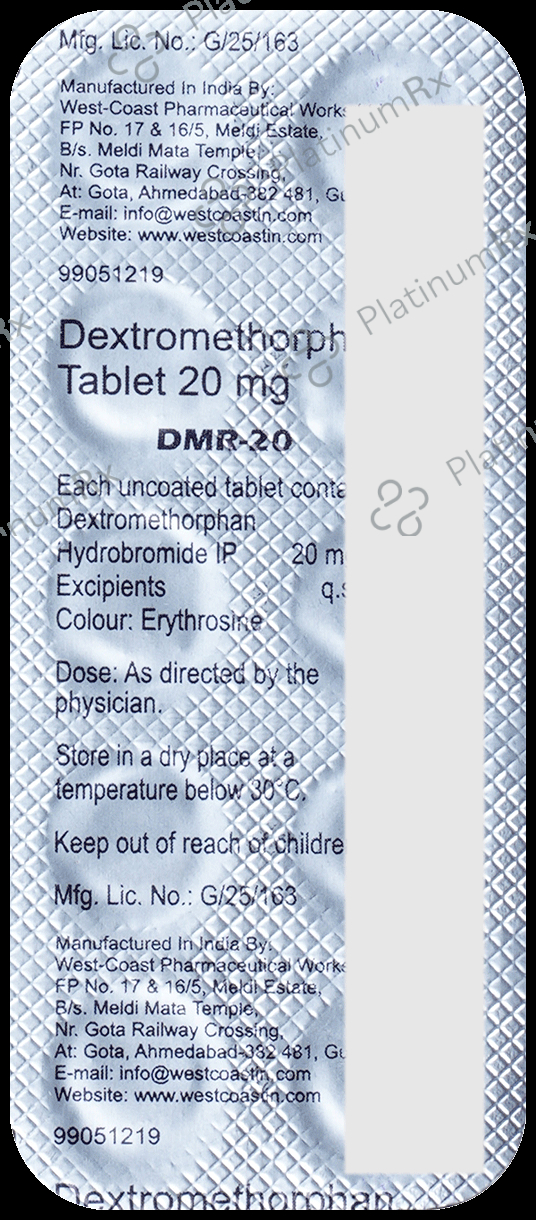 DMR 20mg Tablet