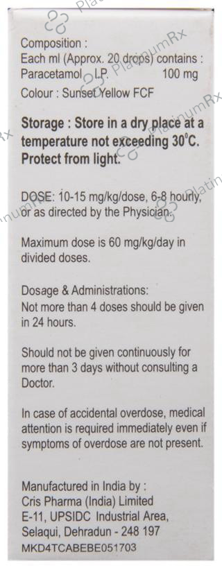 T 98 Paediatric Drops 15ml