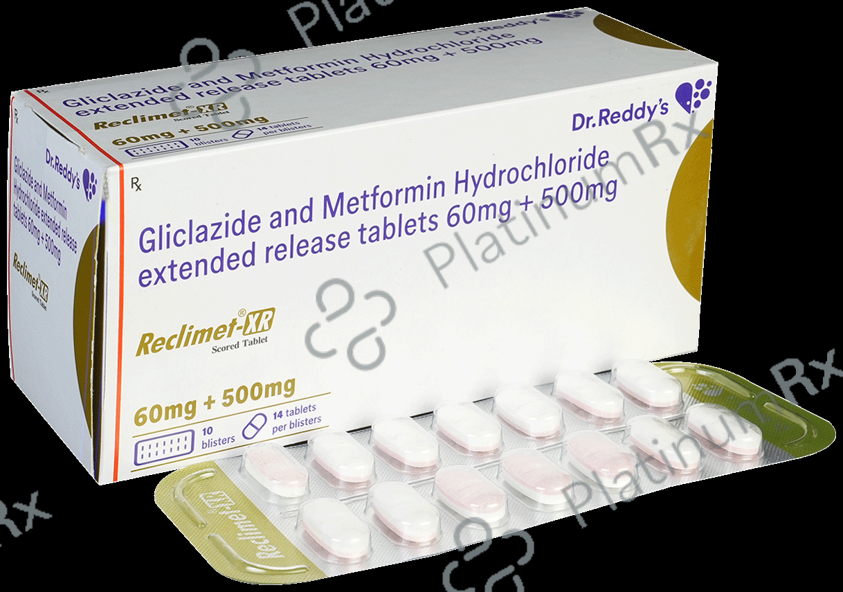 Reclimet XR 60/500mg Tablet XR 14s