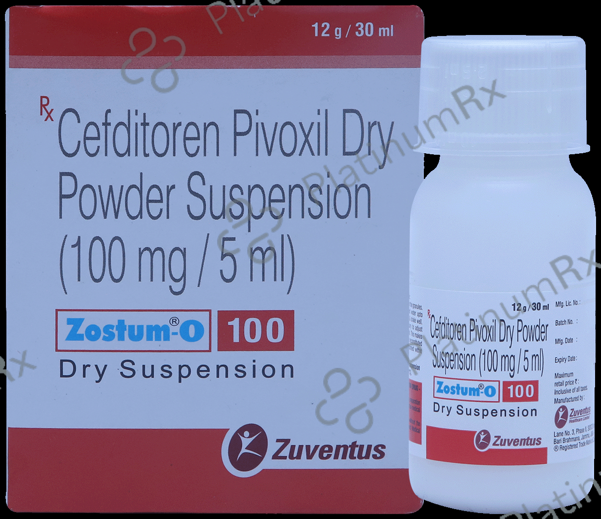 Zostum O 100mg Dry Syrup 30ml