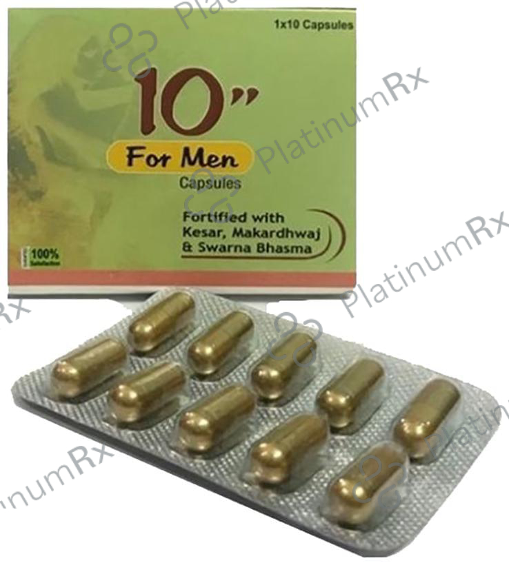 Cackle's 10" for Men Capsule 10 capsules