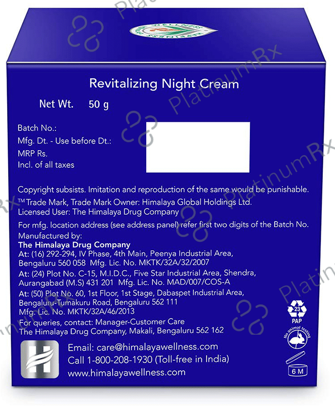 Himalaya Revitalizing Night Cream