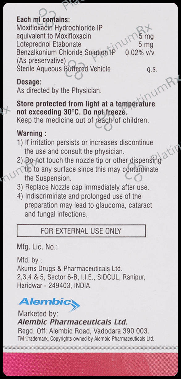 Moxoft LP Eye Drop 5ml