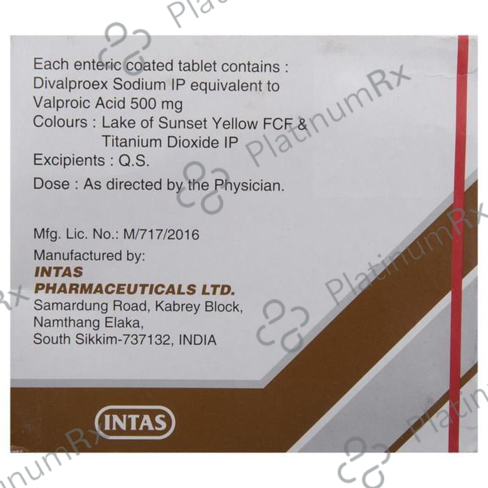 Divaa 500mg Tablet 15s
