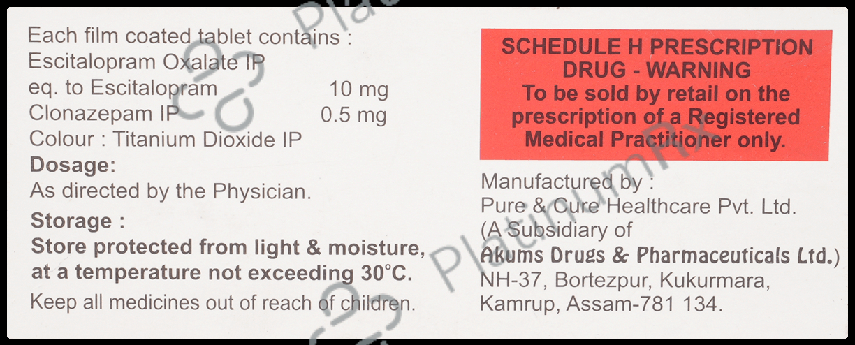 Astawin Plus 0.5mg/10mg Tablet