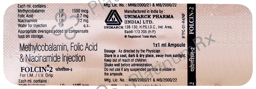 Folcin 2 Injection