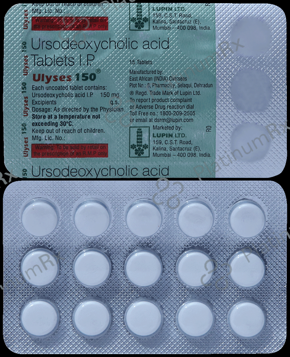 Ulyses 150mg Tablet 15s