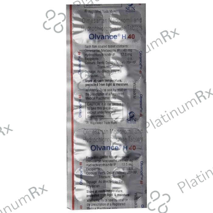 Olvance H 40/12.5mg Tablet 10s