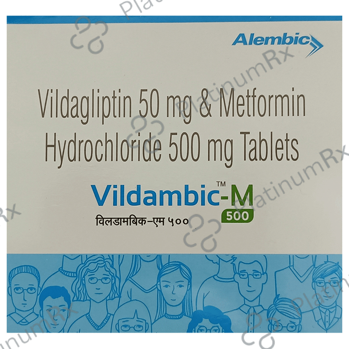 Vildambic M 500/50mg Tablet 15s