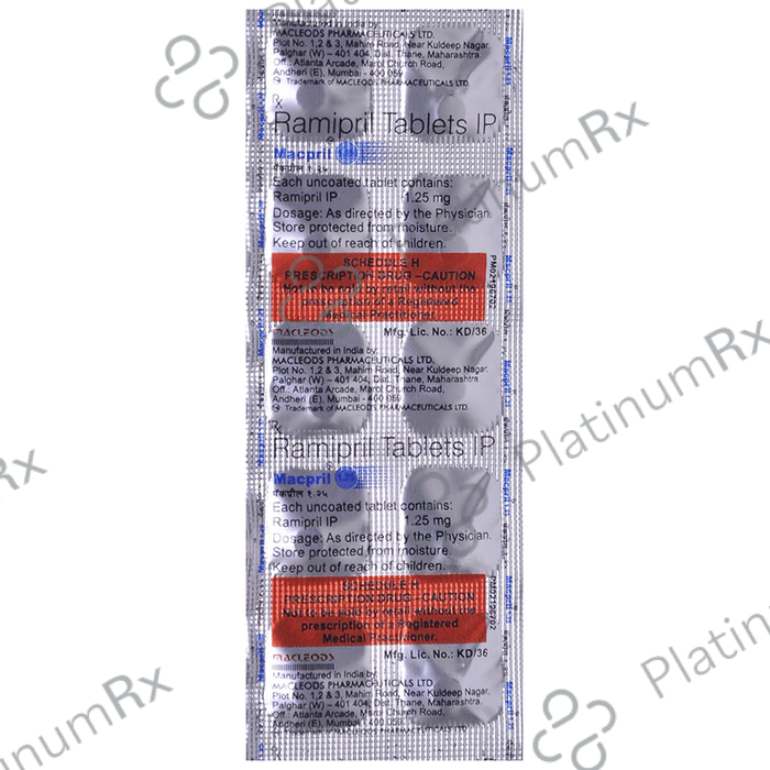 Macpril 1.25mg Tablet 10s