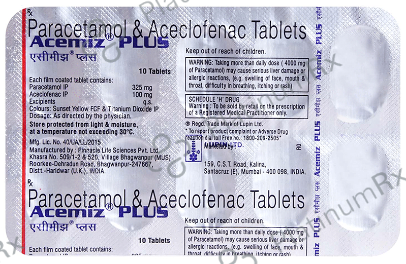 Acemiz Plus Tablet