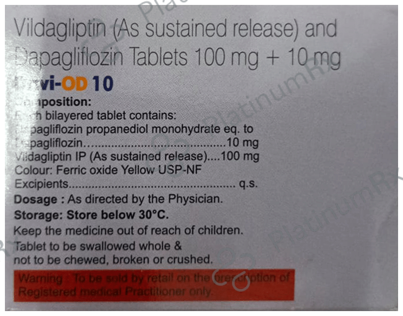 Davi OD 10/100mg Tablet SR 10s