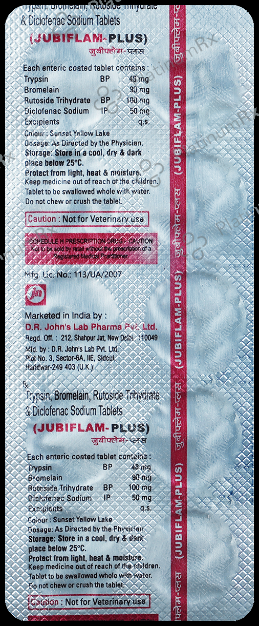 Jubiflam Plus Tablet