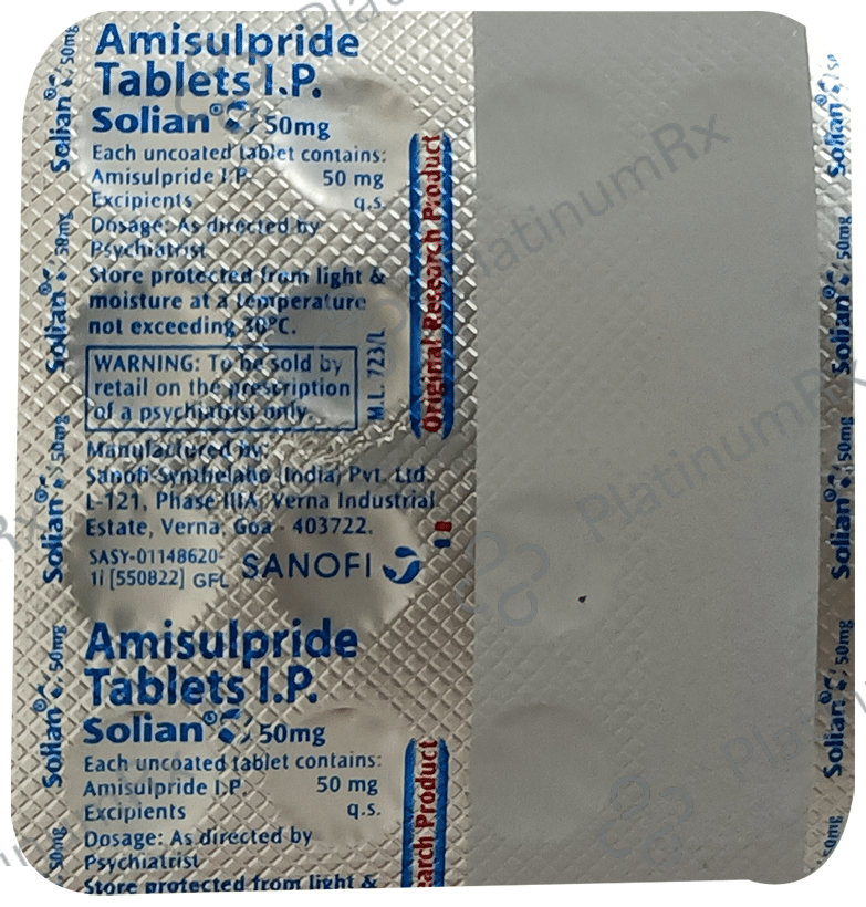 Solian 50mg Tablet 15s