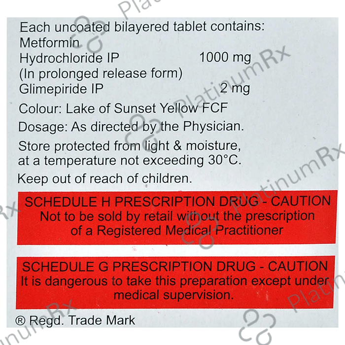 Glyree-M 2 Forte Tablet PR