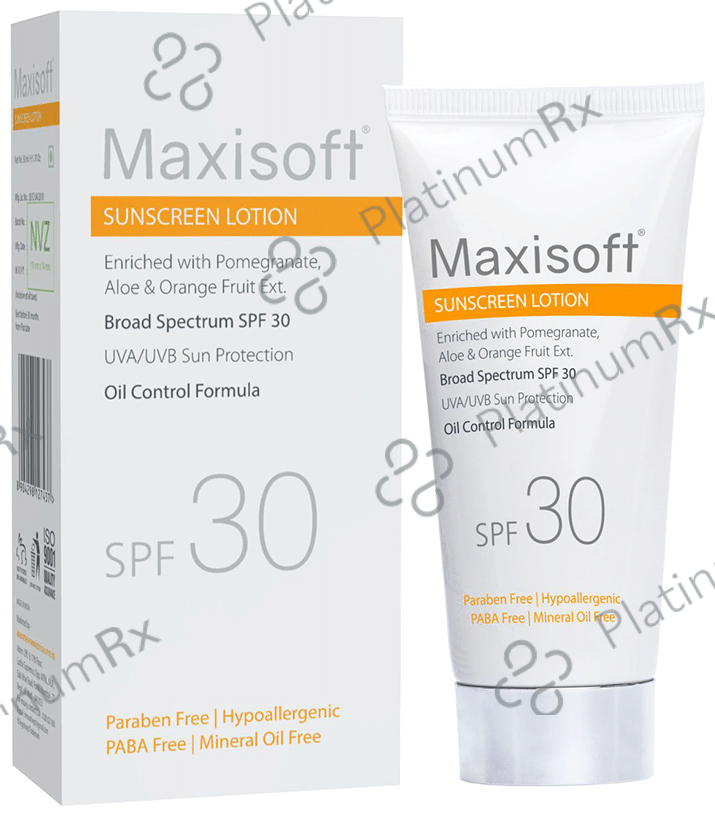Maxisoft Sunscreen Lotion (50ml Each) SPF 30 1 Tube