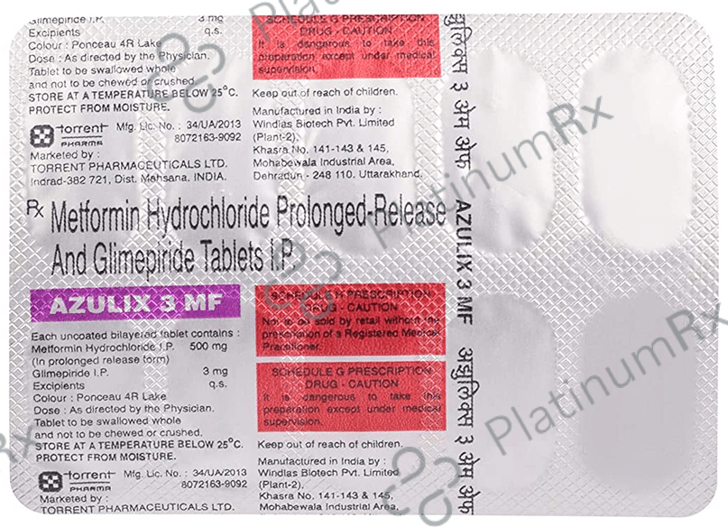 Azulix 3 MF Tablet PR 10 Tablet PR