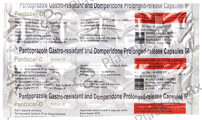 Pantocar D 20/40mg Capsule PR 10s