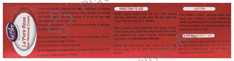Wings Rose Hair Removal Cream (50gm Each)